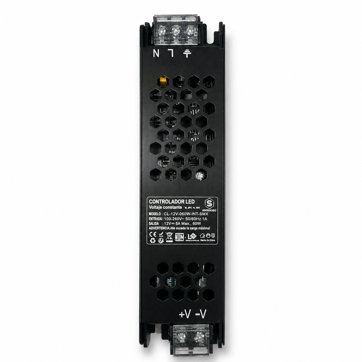 Controlador LED de Voltaje Constante 12V 60W | Uso Interior